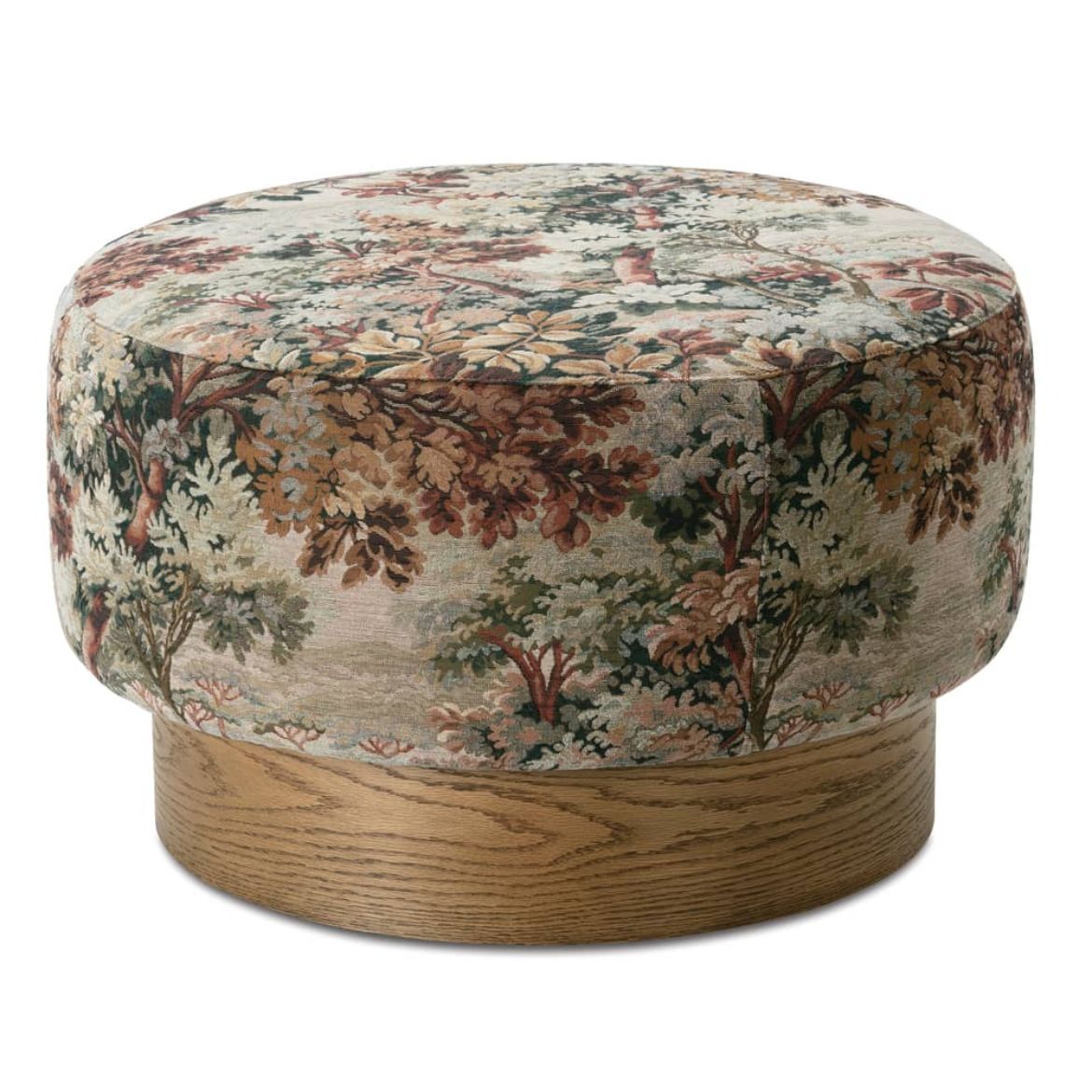 Picture of Woodland Tapestry Petra Swivel Ottoman